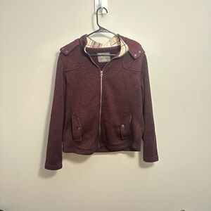 Natural Reflections Maroon Utility Jacket Size M